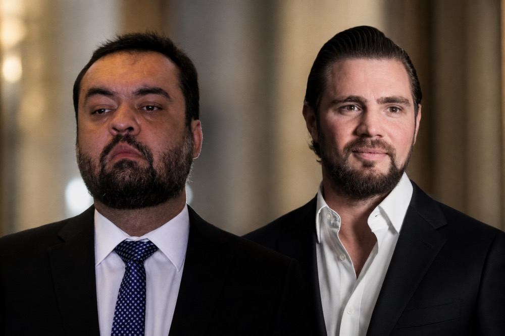 Cláudio Castro e Daniel Vorcaro (Imagem gerada por IA)