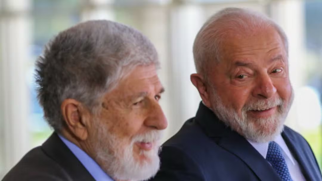 CELSO AMORIM E LULA