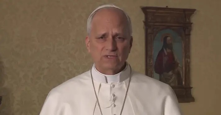 Papa Leão XIV, em mensagem ao Brasil | Foto: Vatican News/Divulgação