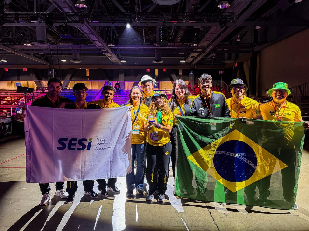 SESI Bat Tech conquista prêmio internacional nos Estados Unidos com projeto de robótica educacional
