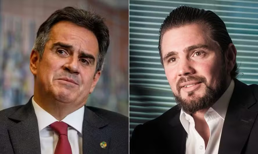 Ciro Nogueira e Daniel Vorcaro: investigação mostra pagamentos indevidos ao senador pelo banqueiro — Foto: Montagem editoria de arte