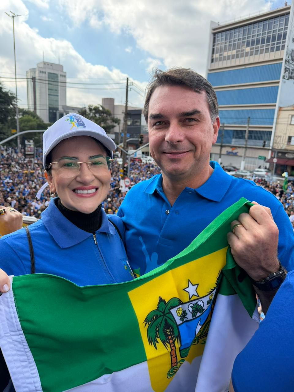 Camila Araújo representa o RN na Marcha para Jesus 2026 em São Paulo