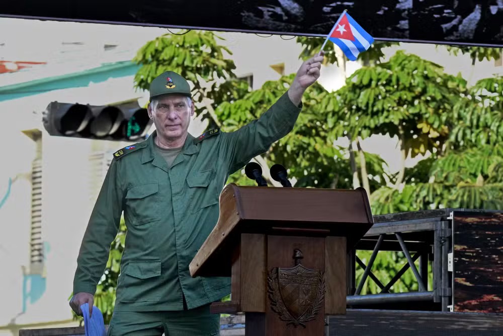 Miguel Díaz-Canel, presidente de Cuba  — Foto: ADALBERTO ROQUE / AFP