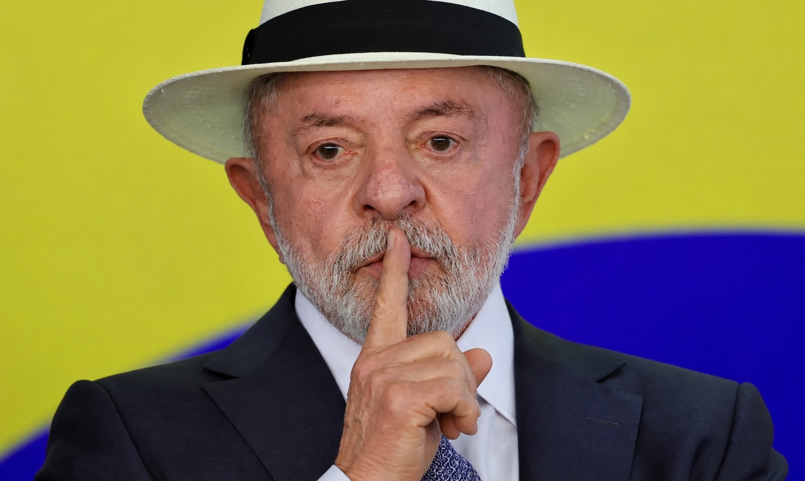 Lula silêncio | Imagem gerada por IA