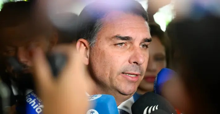 O senador e pré-candidato do PL, Flávio Bolsonaro | Foto: Andressa Anholete/Agência Senado