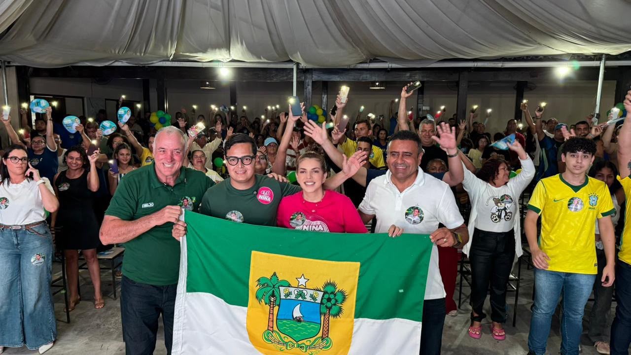 Em Macaíba, Nina Souza recebe apoio do pré-candidato a deputado estadual Gabriel Ribeiro