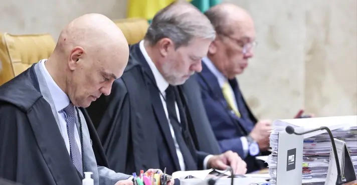Alexandre de moraes, dias toffoli e Gilmar Mendes |  | Foto: Antonio Augusto/STF