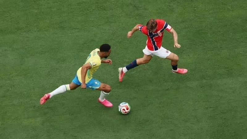 Lance de Brasil x Noruega pela Copa do Mundo  • Divulgação/Fifa