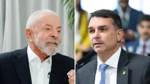 Lula e Flávio | Foto: Montagem sobre reprodução/Redes sociais