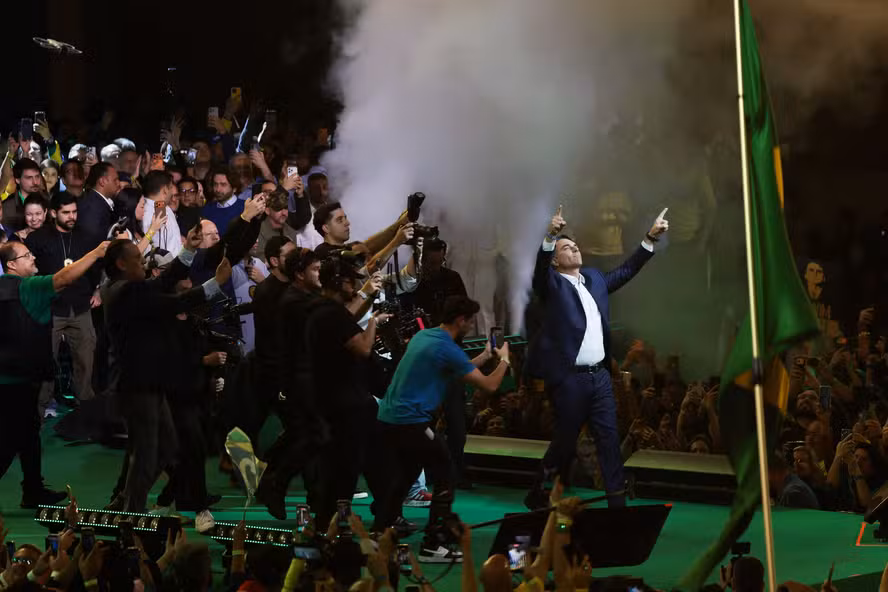 Convenção do PL Flávio bolsonaro