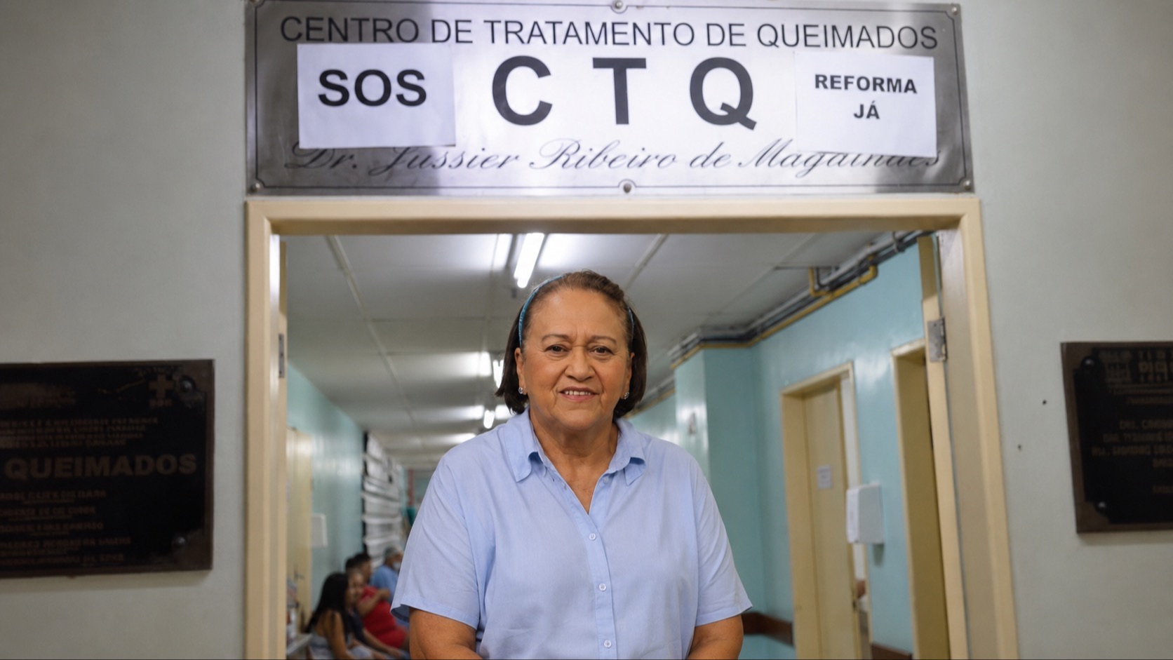 Fátima Bezerra | Centro de queimados do walfredo gurgel | CTQ Walfredo | Imagem Gerada por IA