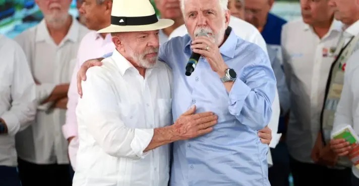 Lula e Jaques Wagner durante evento do governo federal na Bahia | Foto: Divulgação/GOVBA