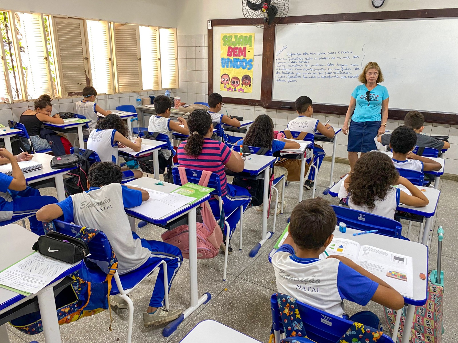 SALA DE AULA EM NATAL | EDUCAÇÃO NATAL | ALUNOS NATAL