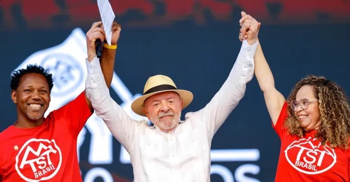 Luiz Inácio Lula da Silva durante cerimônia em comemoração aos 30 anos do Movimento dos Trabalhadores Sem-Teto | Foto: Ricardo Stuckert/PR