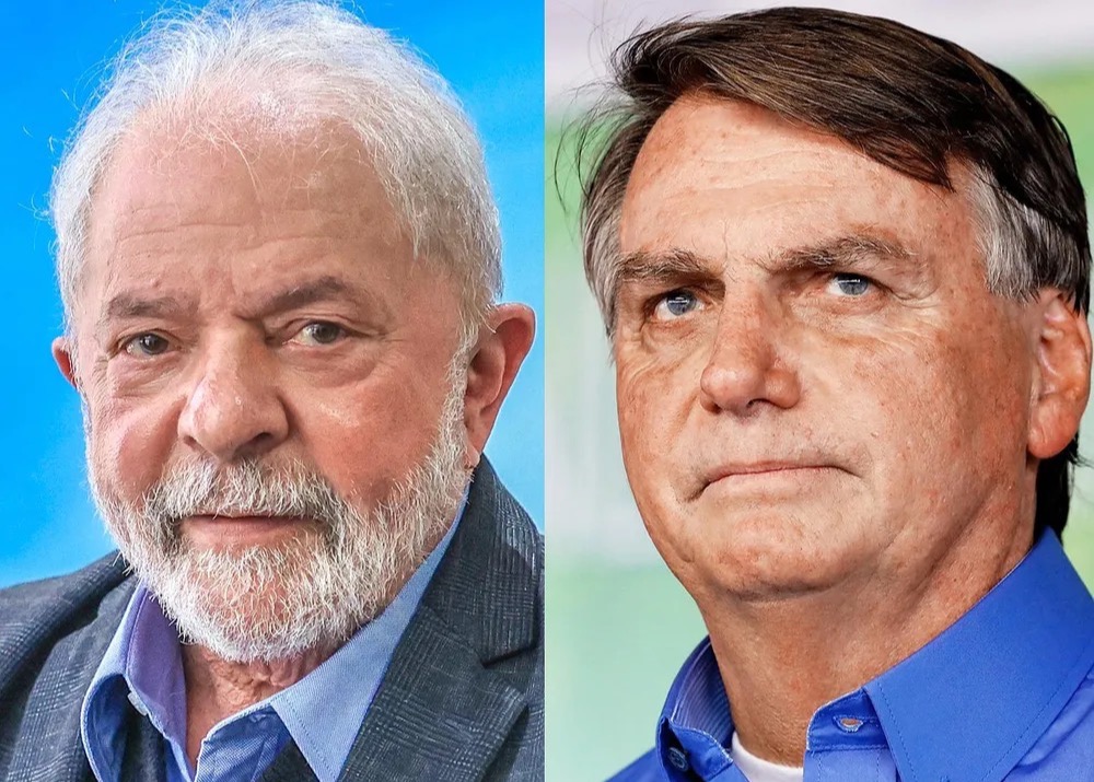 Luiz Inácio Lula da Silva e Jair Bolsonaro — Foto: Montagem/Valor 