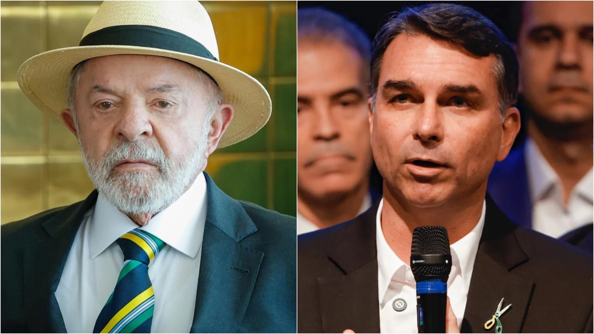 LULA E FLÁVIO BOLSONARO