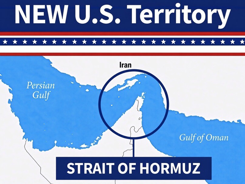 Trump publica imagem do Estreito de Ormuz como 