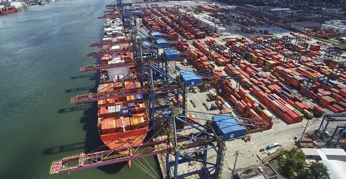 Porto de Santos, uma das estruturas mais exploradas pelos traficantes, diz reportagem | Foto: Divulgação/Porto de Santos