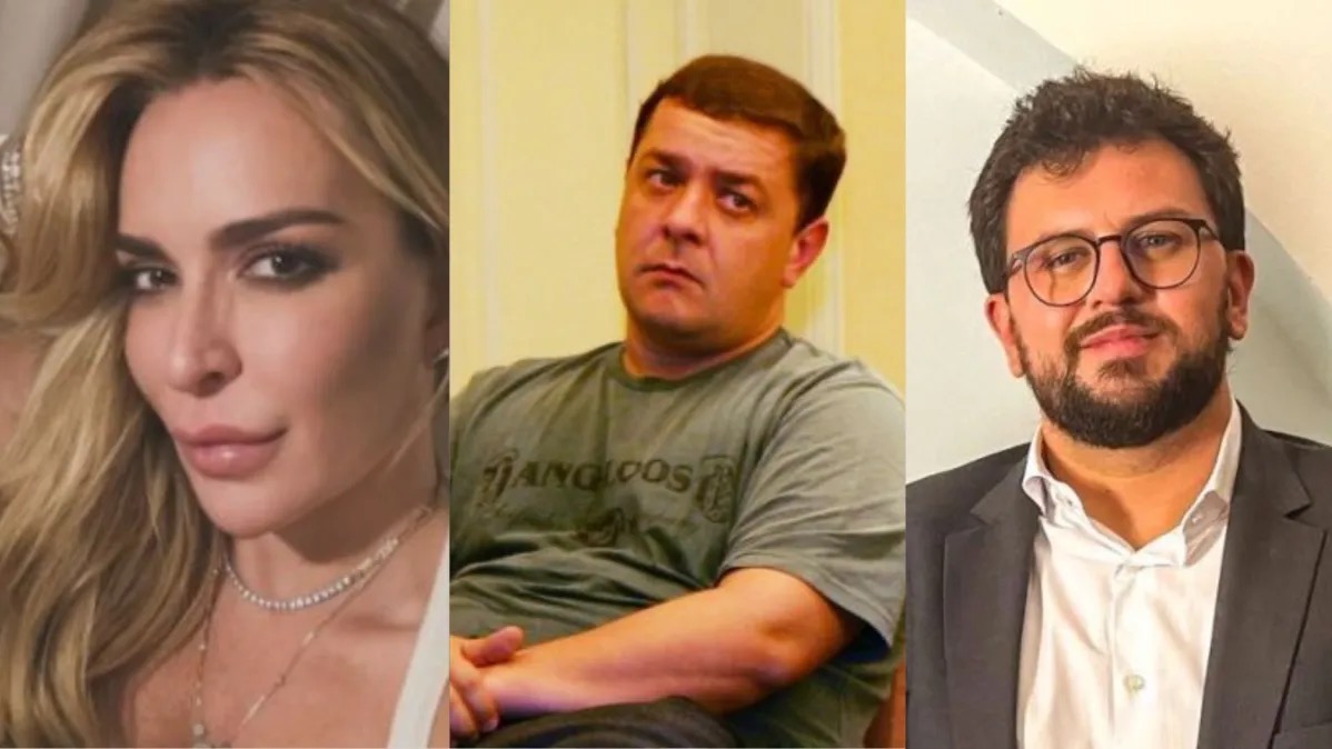 Roberta Luchsinger, Fábio Luís Lula da Silva e Marco Aurélio  • Montagem CNN