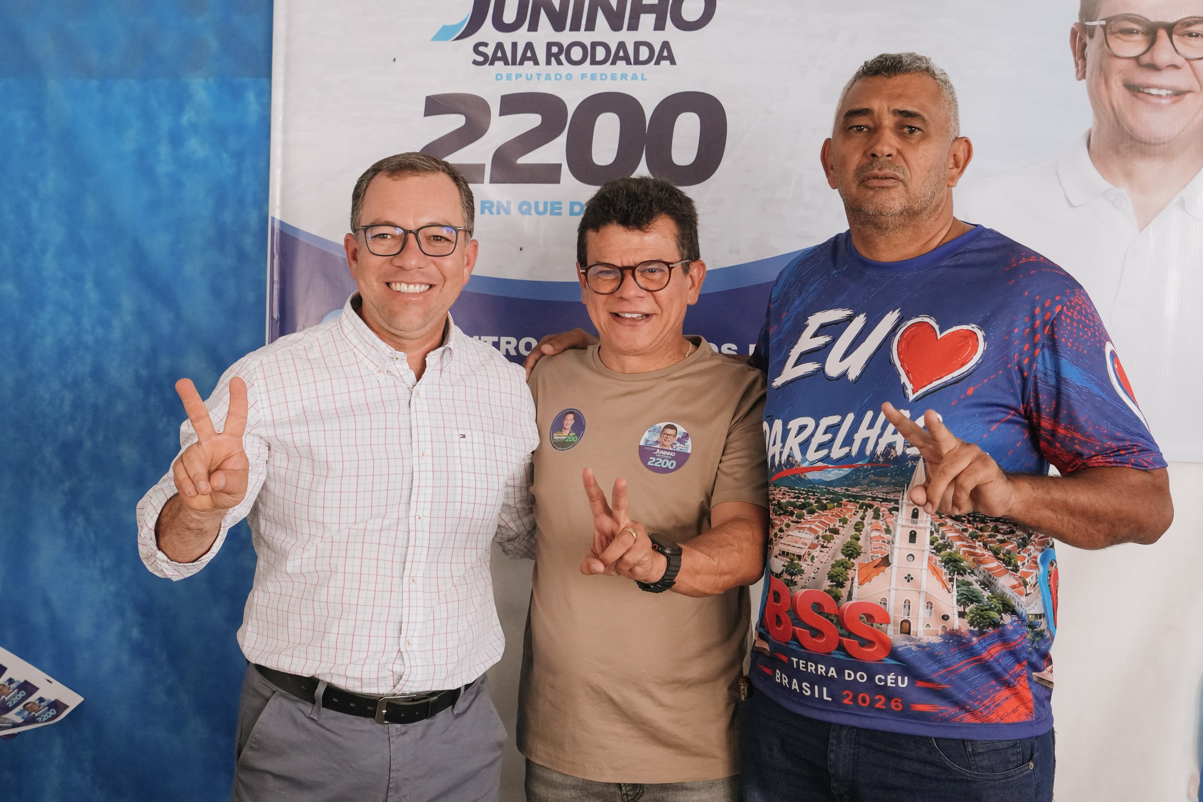 Juninho Saia Rodada ganha força no Seridó e recebe importante apoio do vereador Dr. Alyson em Parelhas