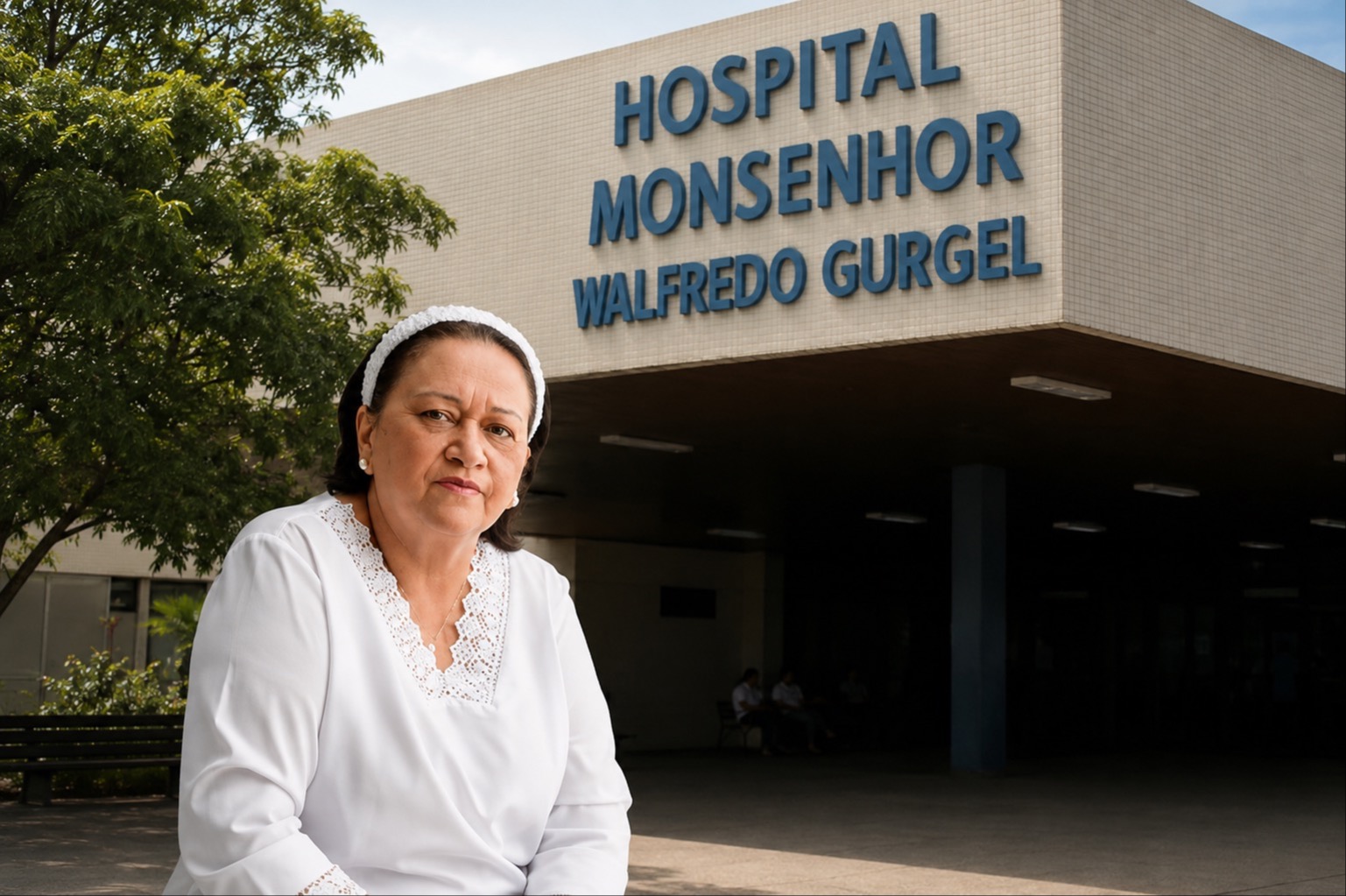 FÁTIMA BEZERRA E O WALFREDO GURGEL | IMAGEM GERADA POR IA