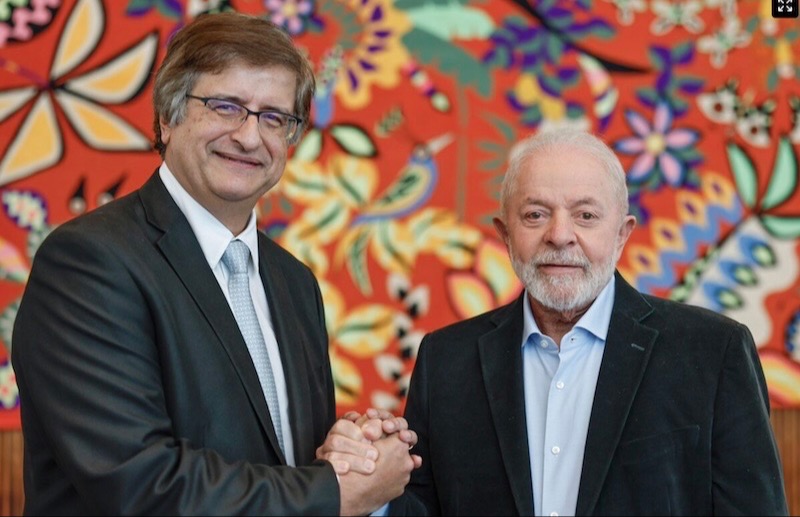 Paulo Gonet, chefe da Procuradoria Geral da República (PR) e Lula (PT): sempre de mãos dadas - Foto: assessoria/PR.