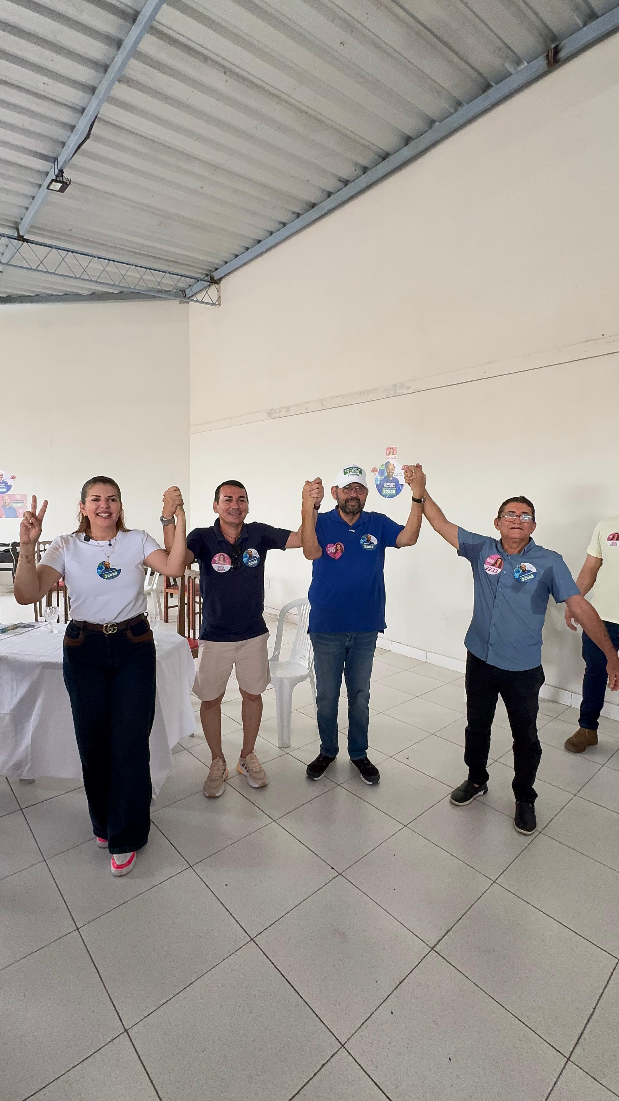 Nina Souza leva Caravana 2233 ao interior e fortalece alianças em 12 municípios do RN
