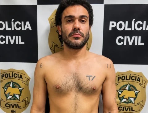 Layrt Fernandes Monteiro de Morais. A captura aconteceu dentro da UPA de São José de Mipibu. Foto: Reprodução
