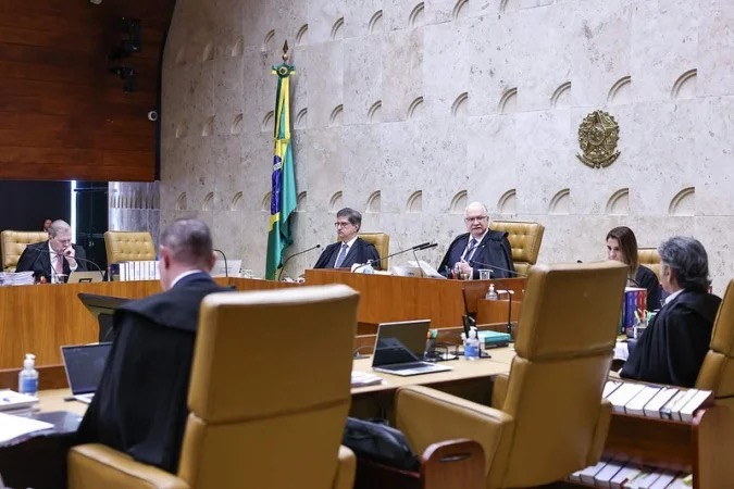(crédito: Fachin durante plenária do STF nesta quarta-feita (19/8))
