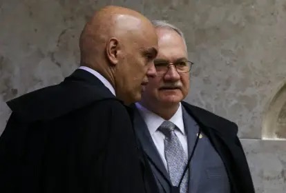 ALEXANDRE DE MORAES E EDSON FACHIN | (Marcelo Camargo/Agência Brasil/Reprodução)