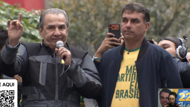 [AO VIVO] Veja a manifestação pró-Flávio Bolsonaro na Avenida Paulista