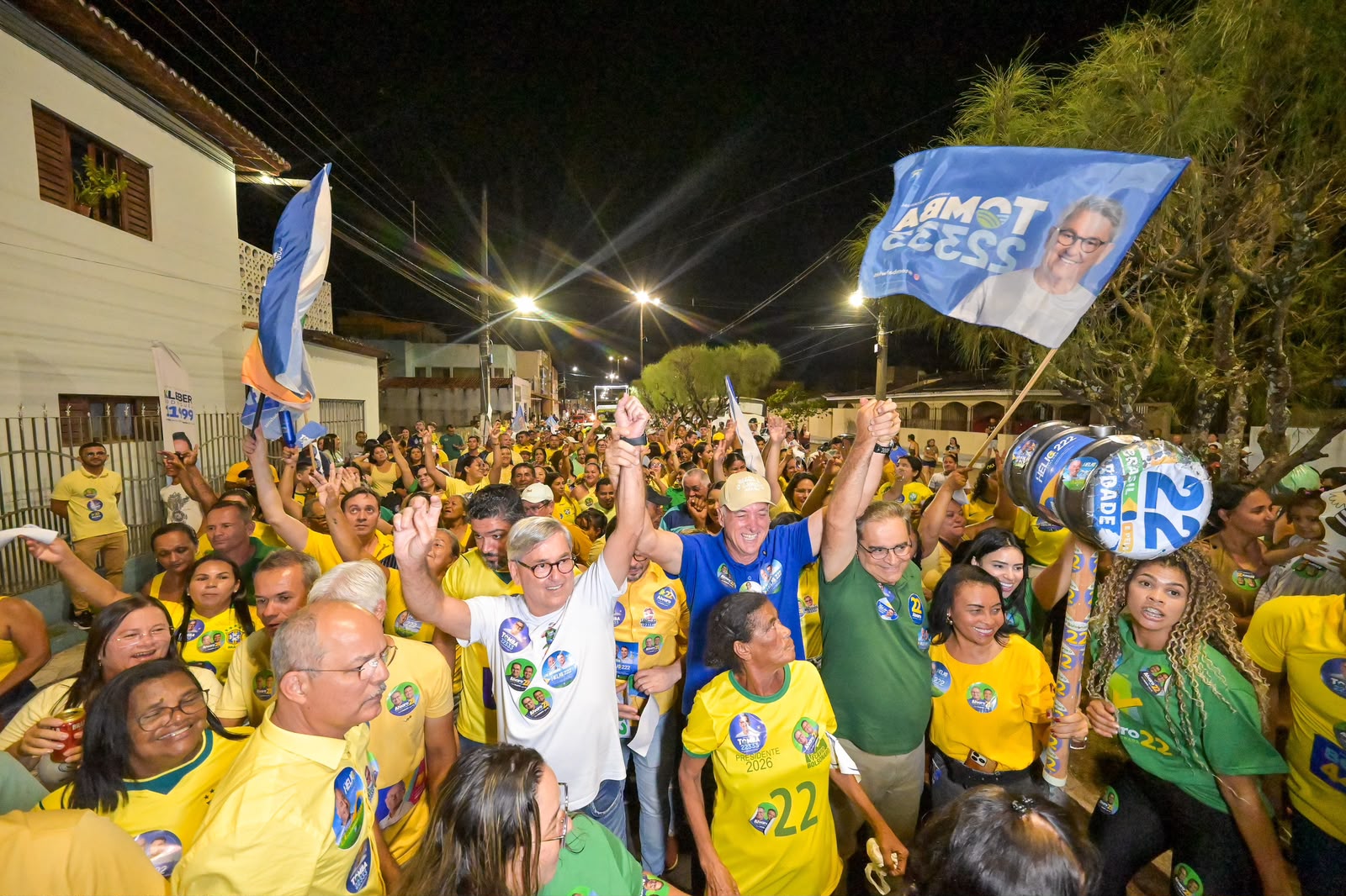 Grande comício em Arez marca passagem da Caravana 22 de Álvaro Dias pelo Agreste