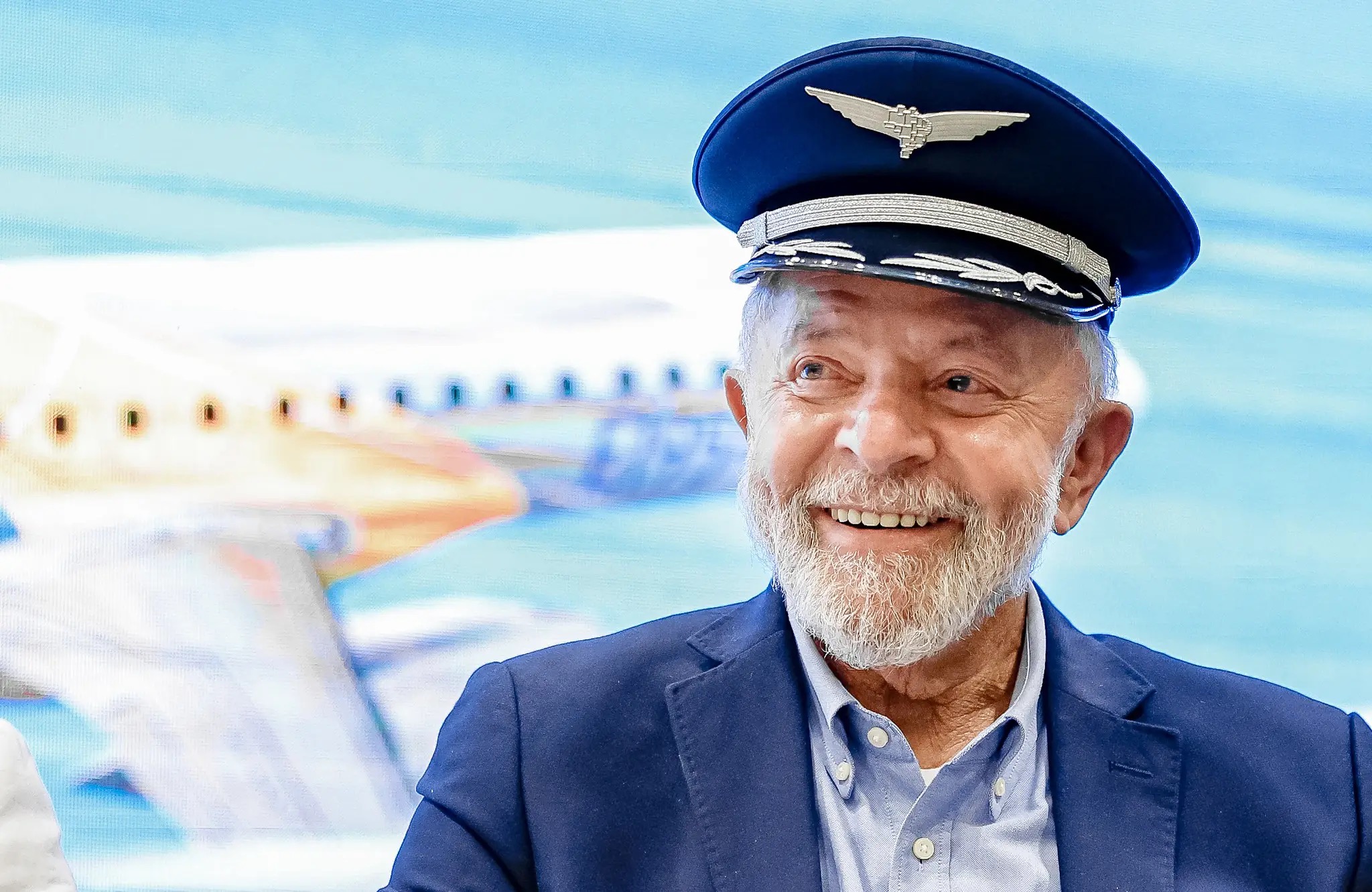 O presidente Luiz Inácio Lula da Silva (PT), em visita à sede da Embraer (Foto: Ricardo Stuckert/PR)
