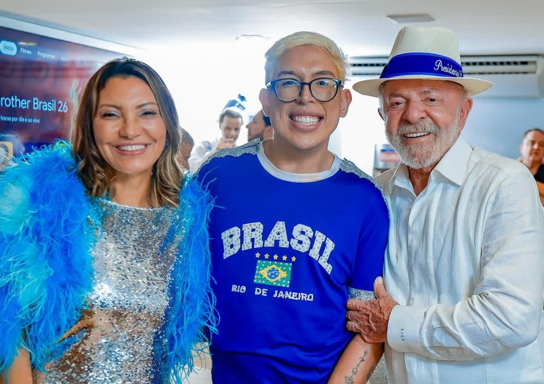 Ivan Baron se reúne com Lula e Janja após desfile na Sapucaí e relata conversa com presidente nacional do PT. Foto: Reprodução/Redes Sociais.