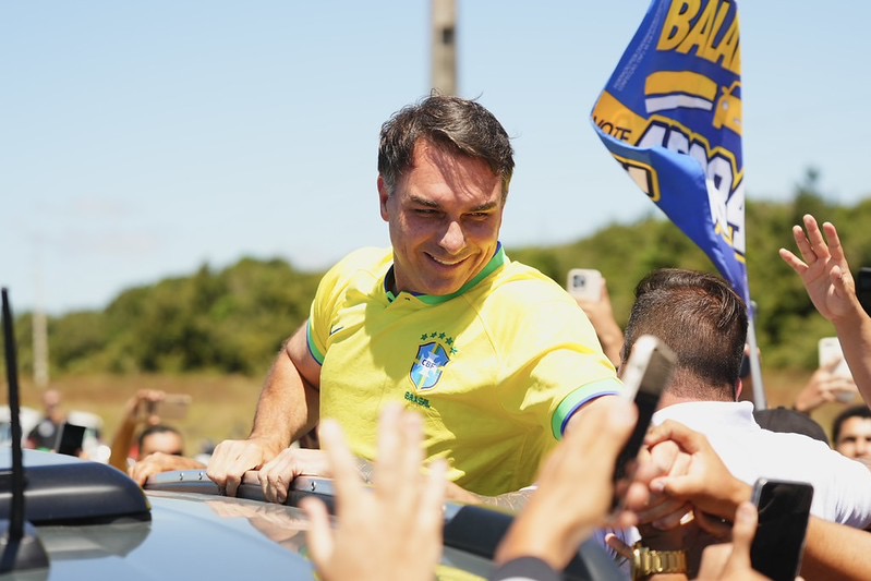 Senador e candidato à Presidência, Flávio Bolsonaro (PL-RJ) | Foto: Charles Vieira / Campanha Flávio Bolsonaro