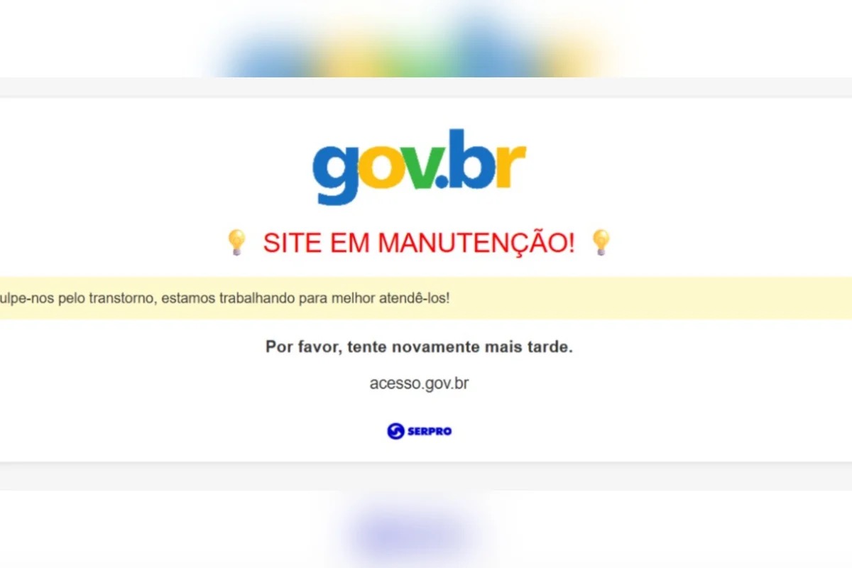 Gov BR com instabiliades
