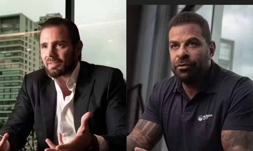 Daniel Vorcaro e Fabiano Zettel — Foto: Montagem fotográfica O GLOBO