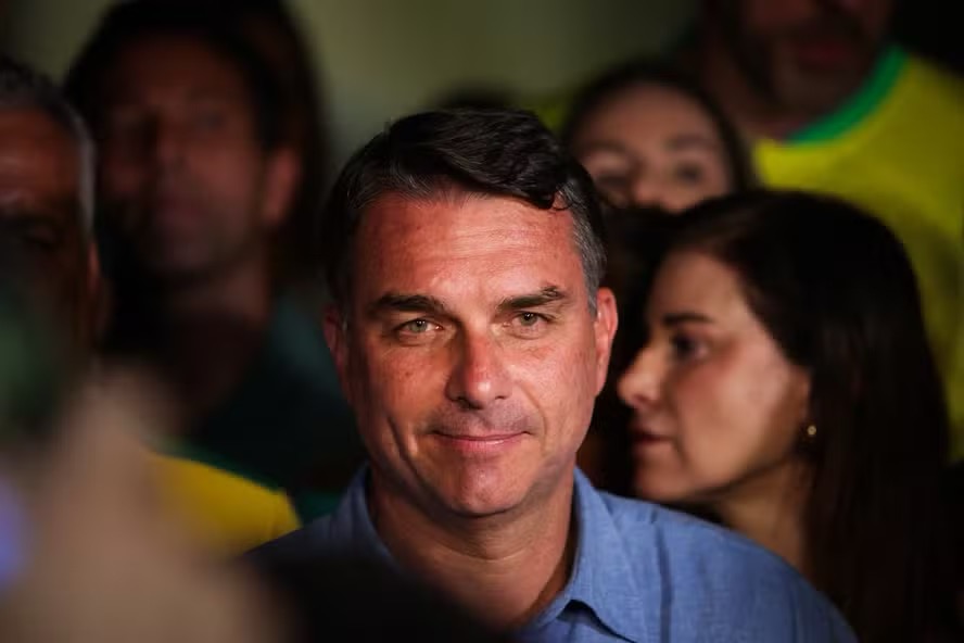 Flávio Bolsonaro, candidato do PL à Presidência da República — Foto: Arthur Menescal/Bloomberg