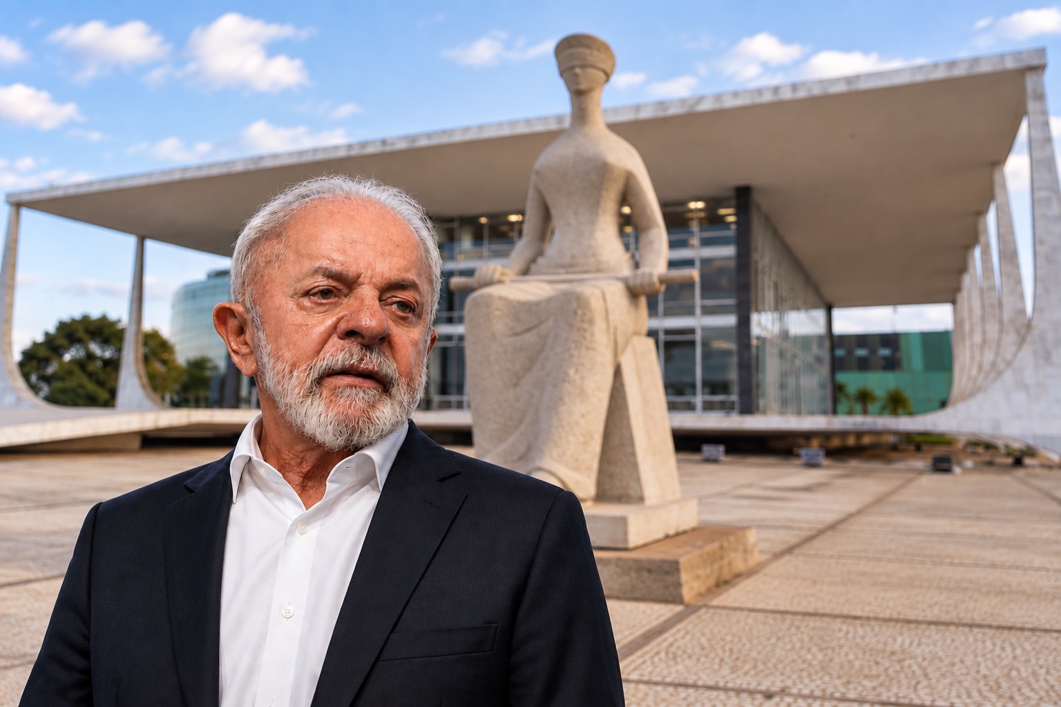 LULA NO STF | IMAGEM GERADA POR IA