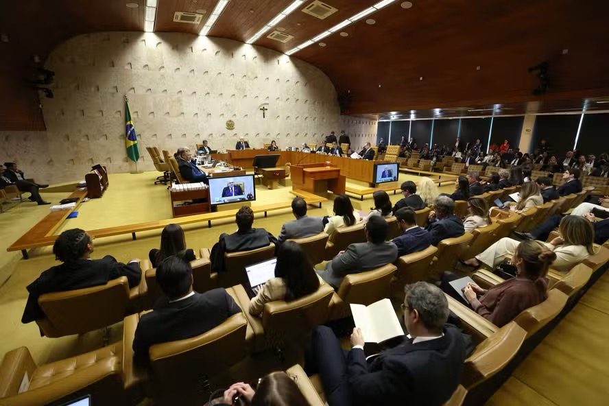 Sessão plenária do Supremo Tribunal Federal — Foto: Gustavo Moreno/STF