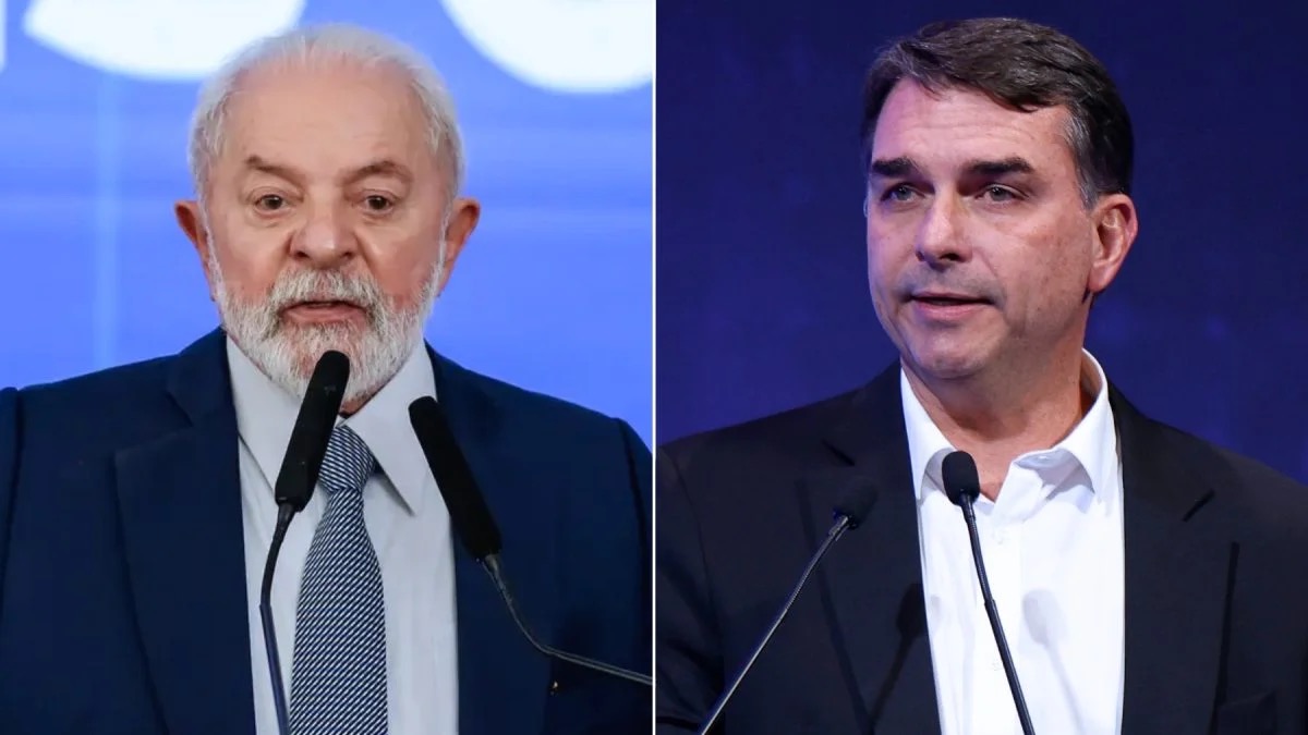 lula e Flávio bolsonaro