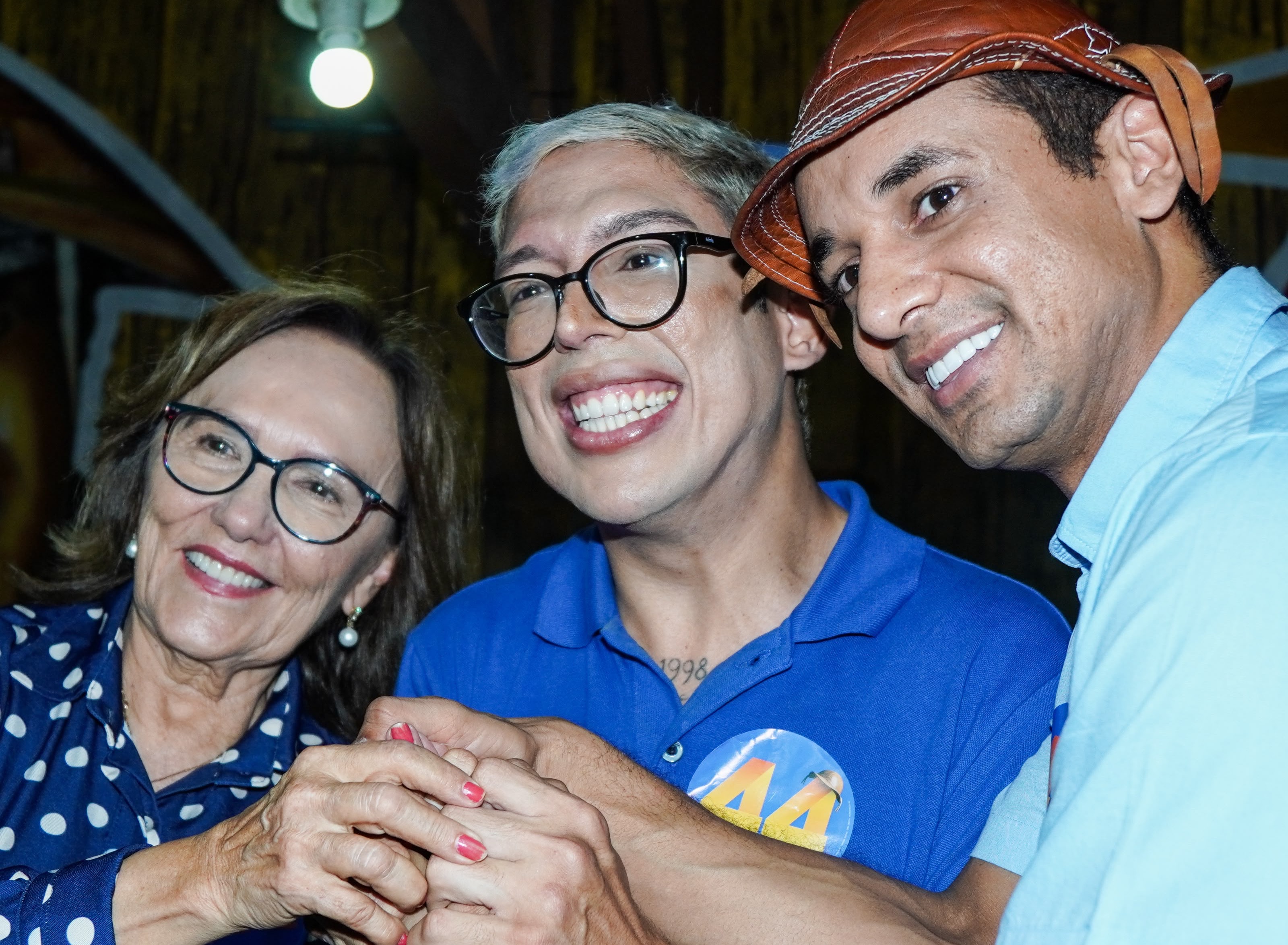 Zenaide Maia, Ivan Baron e Allyson Bezerra