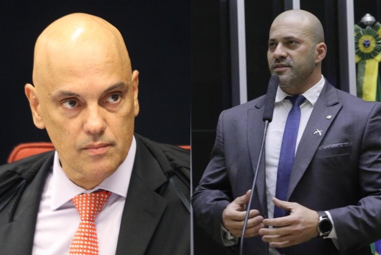 ALEXANDRE DE MORAES E DANIEL SILVEIRA