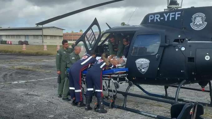 Potiguar 01 realiza transporte aeromédico de paciente em estado grave