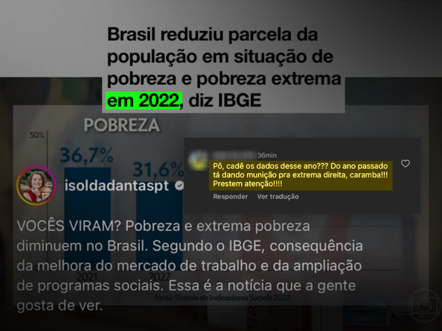 Fake news da estridente Isolda