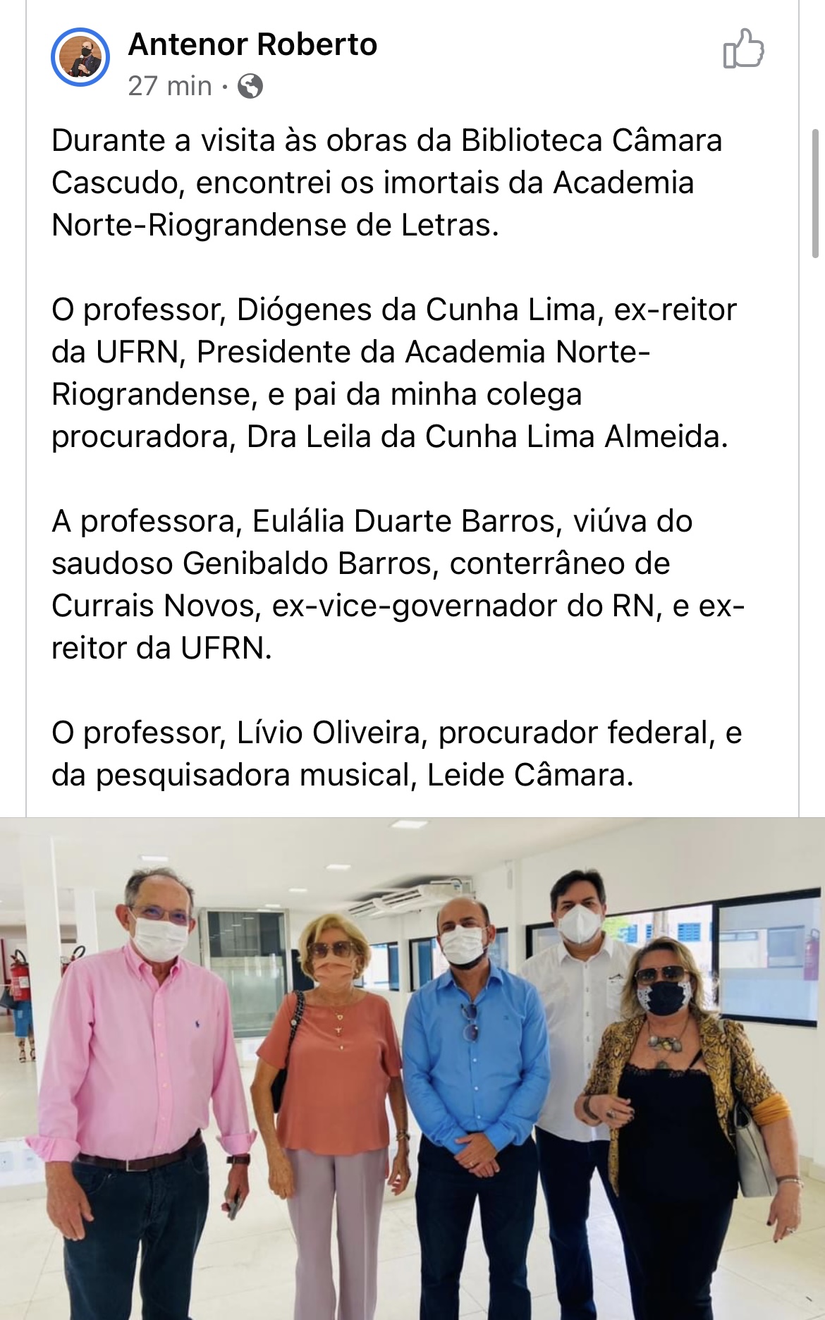 Antenor Roberto está desorientado: Ele hoje “matou” Genibaldo Barros