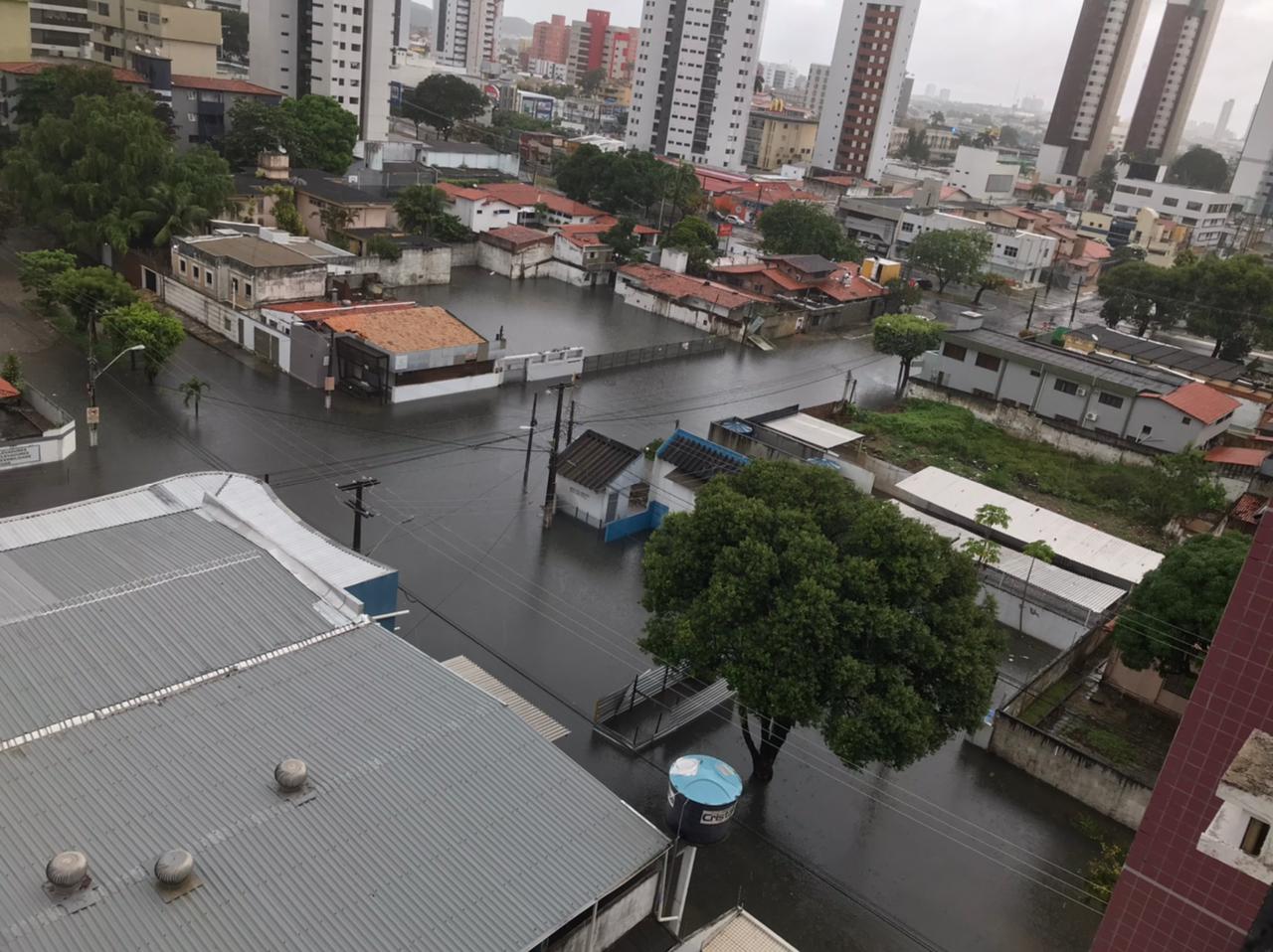 Chuva e alagamento