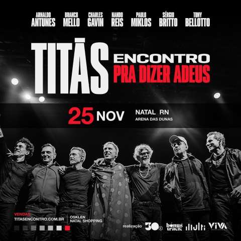 Falta menos de um mês para a grande celebração dos Titãs em Natal