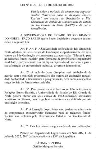 UERN vai desbancar Havard com a criação da disciplina extracurricular de “educação para as relações étnico-raciais”