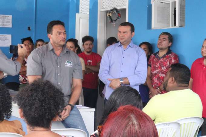 Prefeito Emídio Jr. e senador Styvenson cumprem agenda em Macaíba